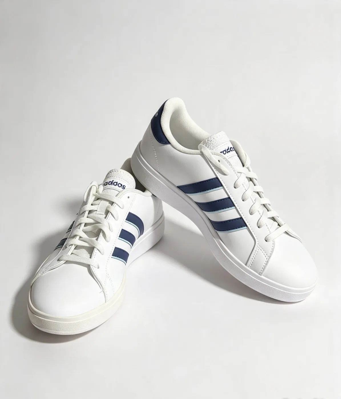 Adidas Color Blanco/Azul Marino Talla 8Mx Sucursal San Felipe Gto
