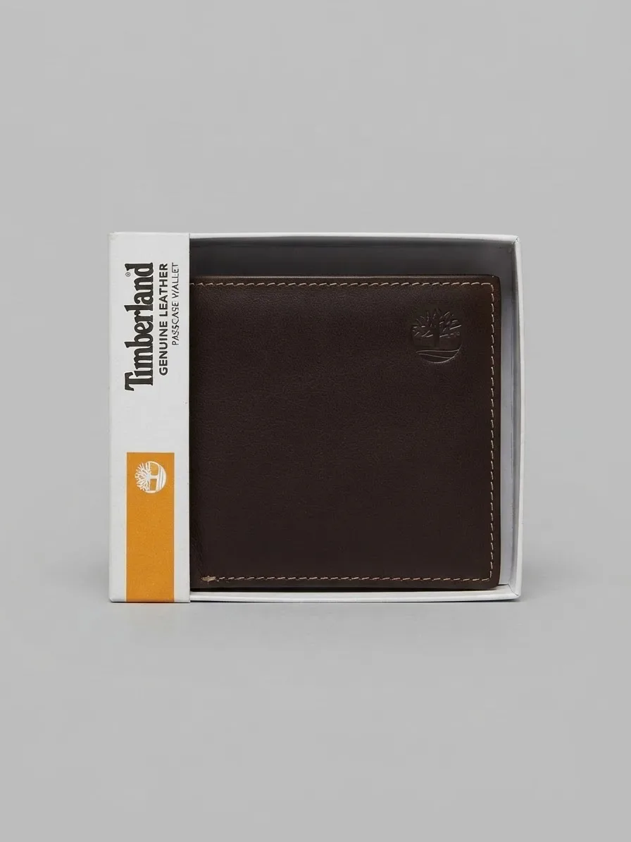 Billetera Plegable Timberland Original para Hombre, Estilo Passcase
