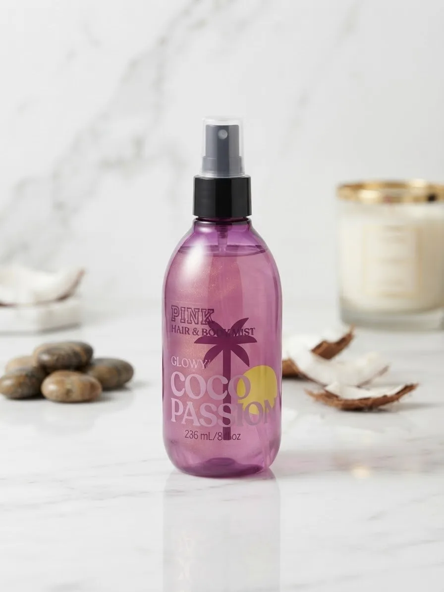 Bruma Corporal y para El Cabello (Hair & Body Mist). Glowy Voco Passion