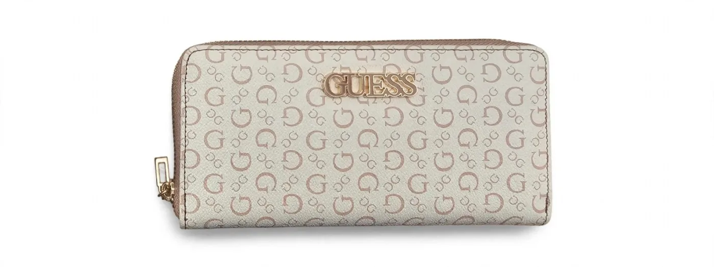 Cartera Guess Blanco con Rosa