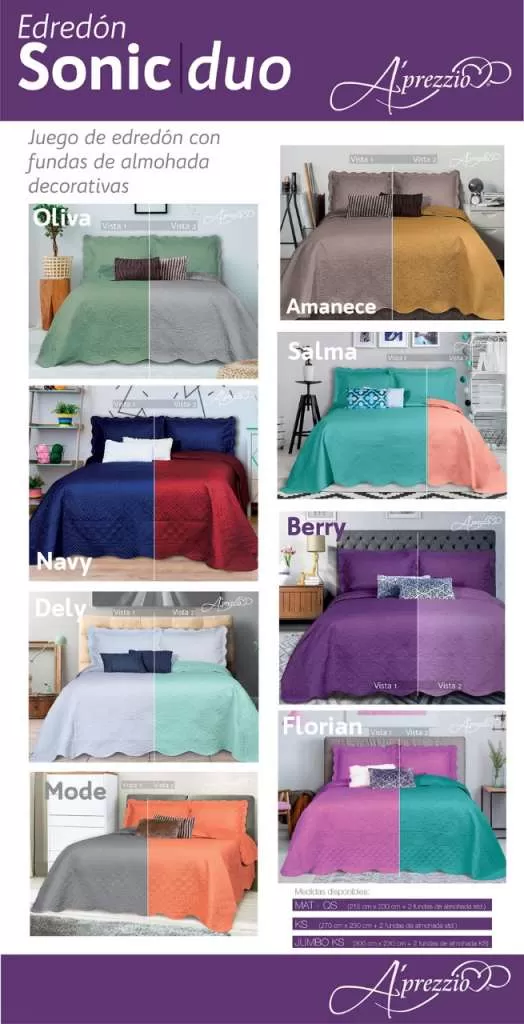 Galería de Colchas y Edredones Anahi