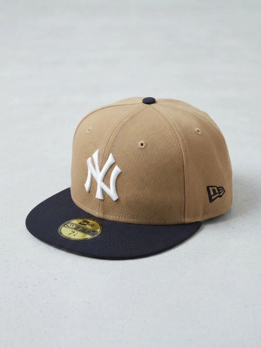 Gorra New York Yankees 59Fifty - Edición Exclusiva Caqui y Armada