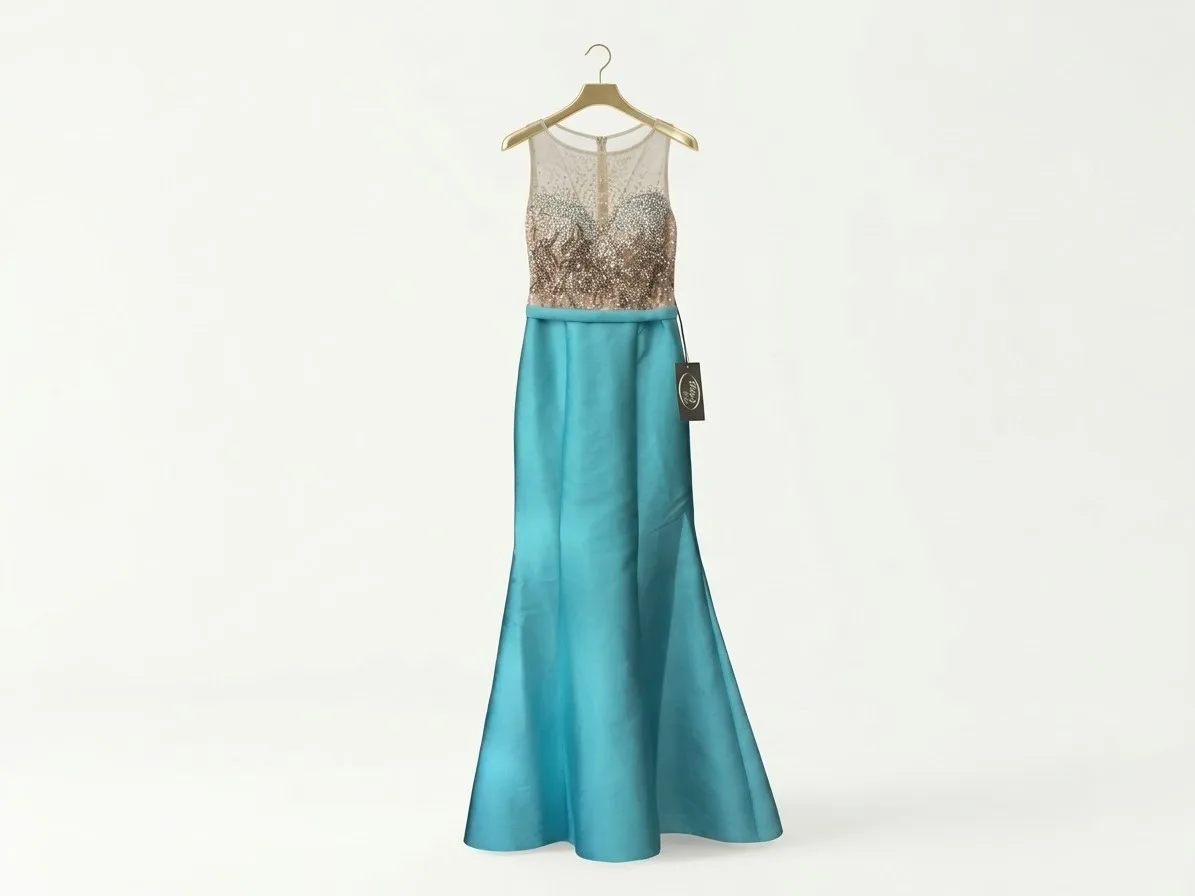 Happy Joe's Vestido Azul Turquesa Talla Xs
