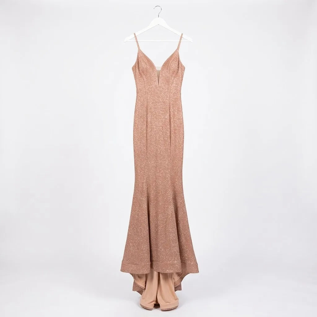 Happy Joe's Vestido Oro Rosado Talla S