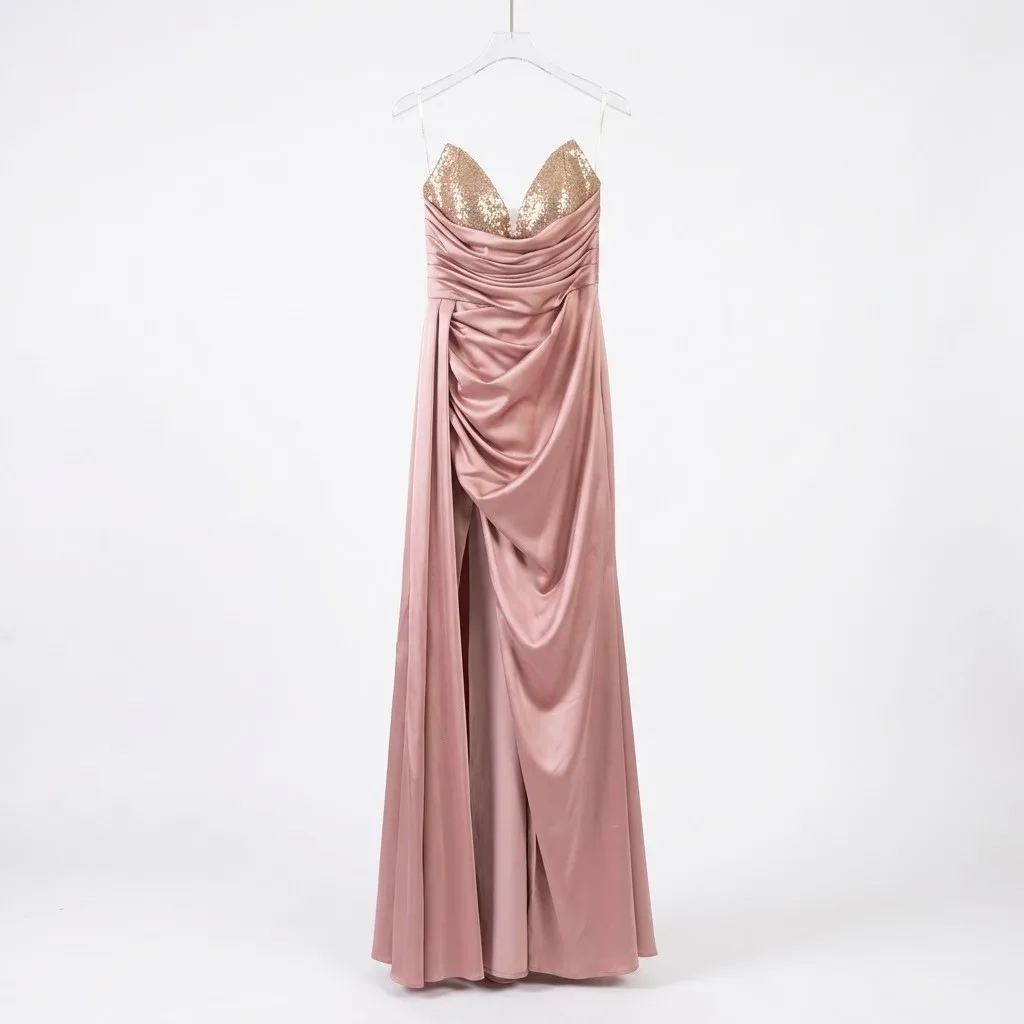 Passion Dress Vestido Rosa Palo Talla M