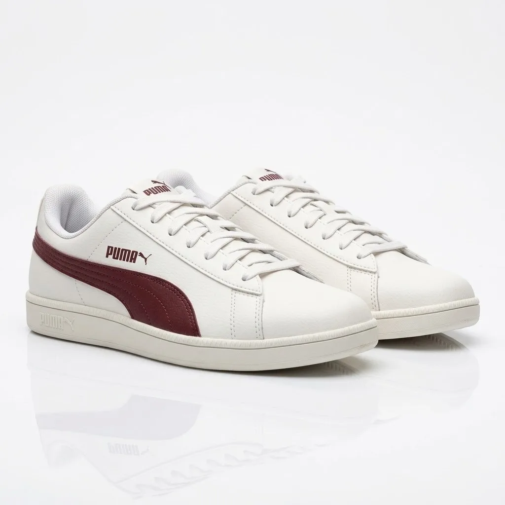 Puma Tenis Blanco/Vino # 27.5