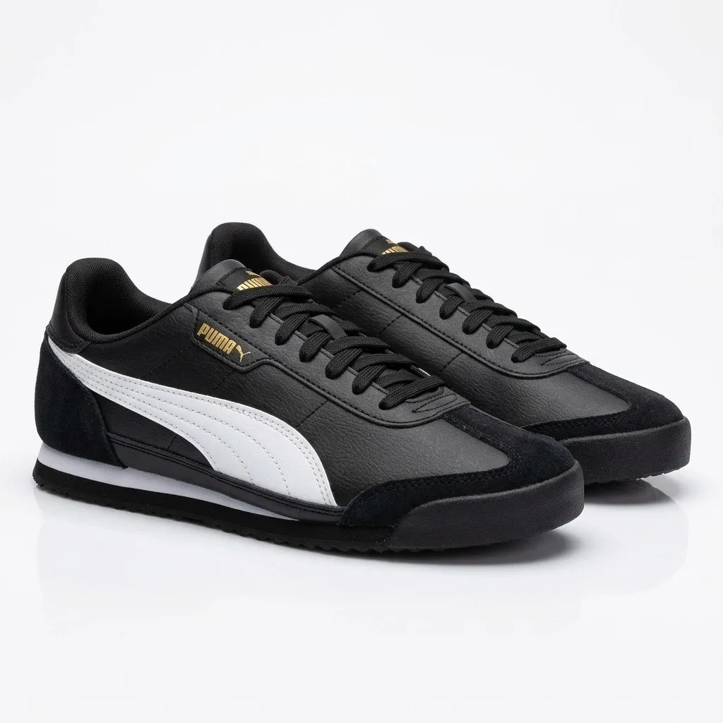 Puma Tenis Negro/ Blanco #25