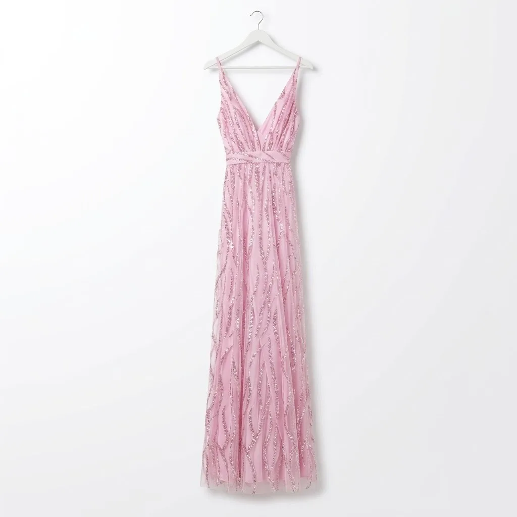 Rosevelvet Vestido Rosa Talla L