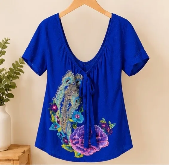 Samva Confecciones Color Azul Rey Talla S