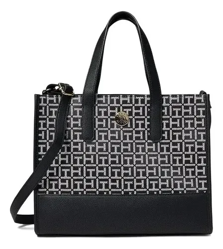 Tommu Bolsa Negra con Blanco