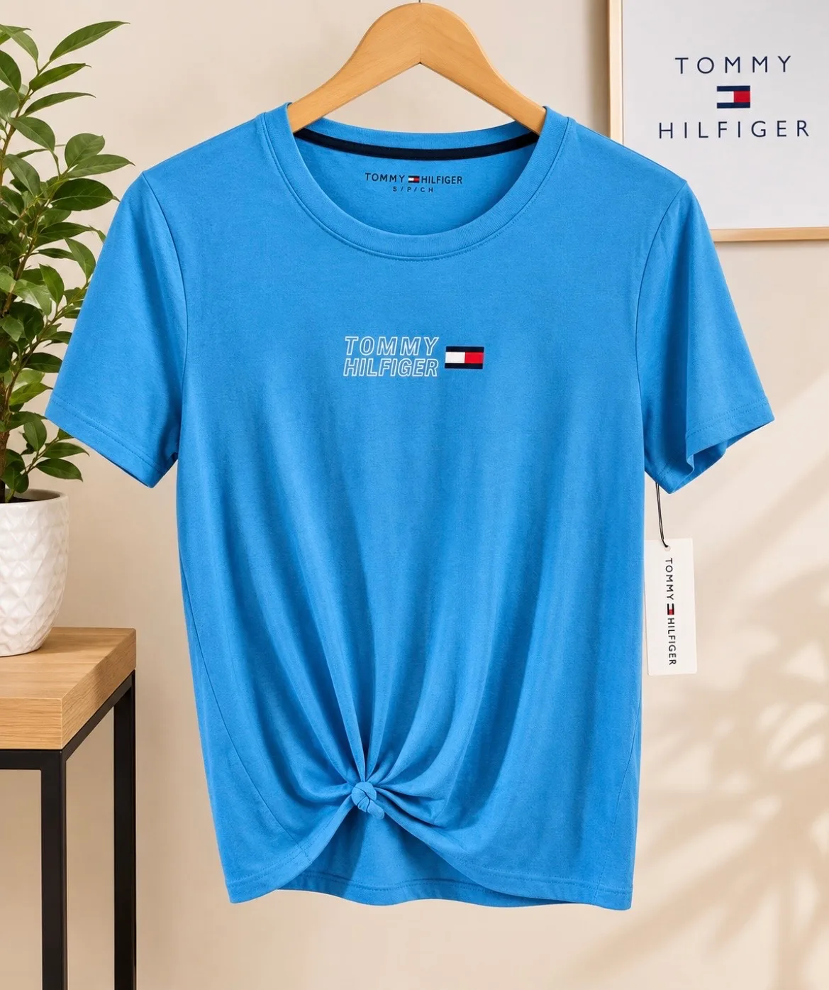 Tommy Hilfiger Color Azul Brillante Talla S