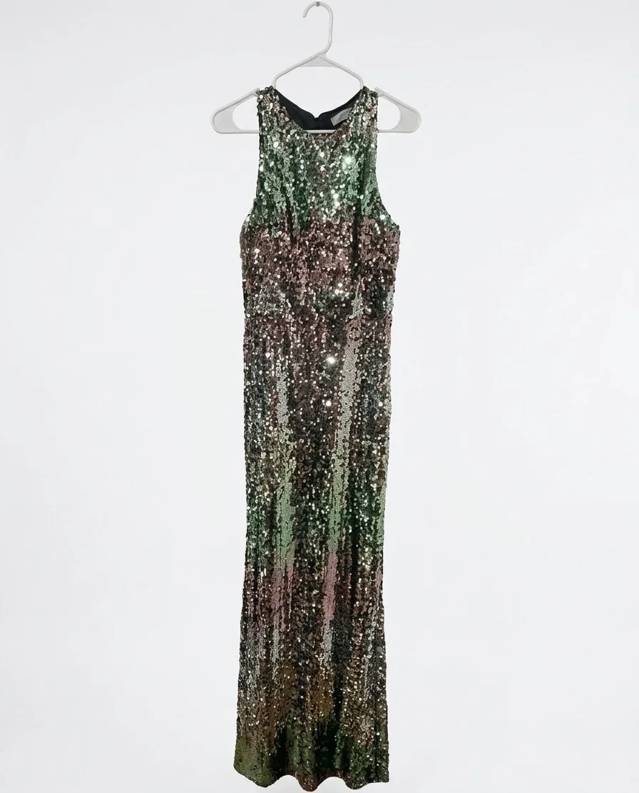 Vestido Color Green Multi (Maniju) Talla S