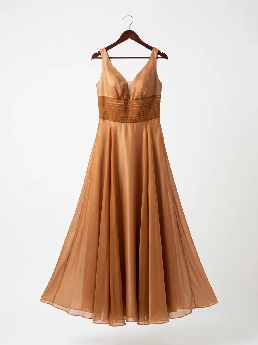 Vestido Color Mostaza