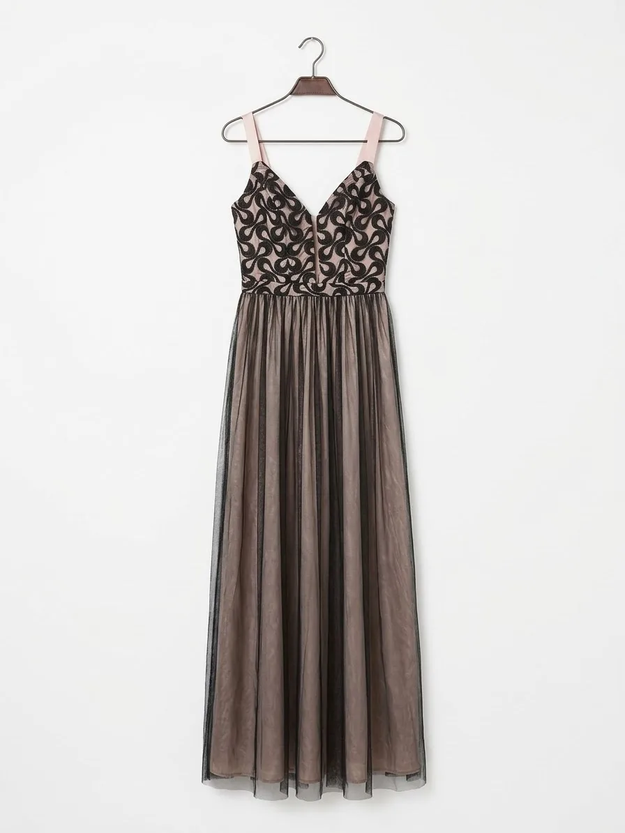Vestido Color Negro (Maniju) Talla M