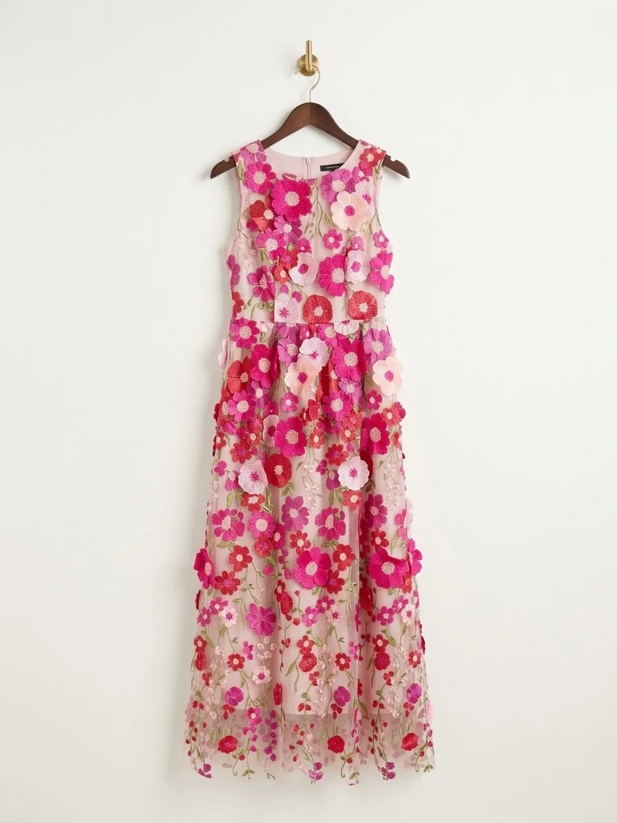 Vestido Floreado Talla M