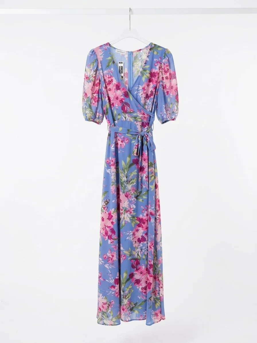 Vestido Floreado (Yaa Couture) Talla S
