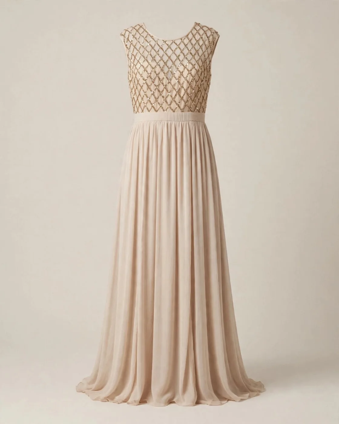 Vestido Maniju Rosa con Brillo