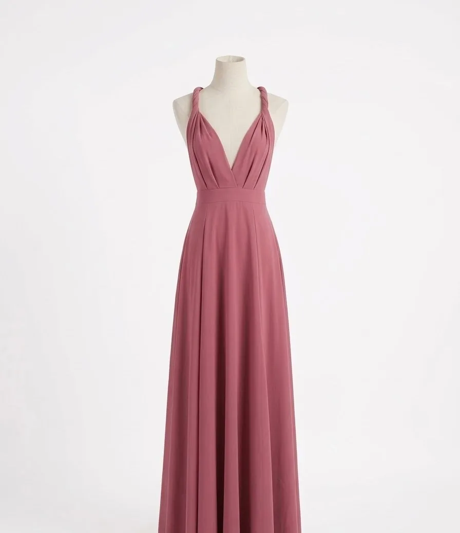 Vestido Morado (Cklass Fashionline) Talla L