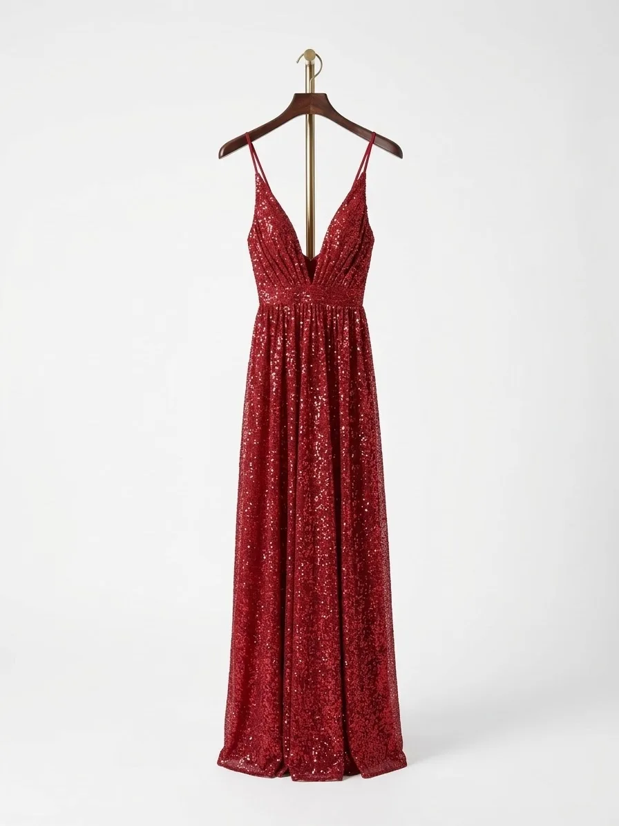 Vestido Rojo con Brillo (Ricarica) Talla M