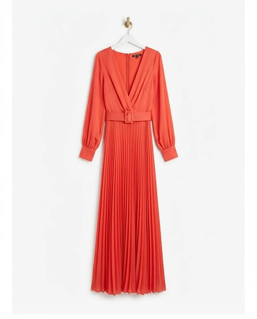 Vestido Rosa Coral (Va Va Como) Talla M