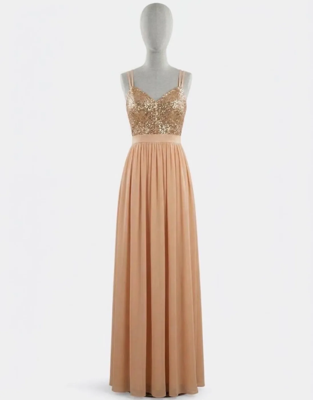 Vestido Rose Gold (Luxxel) Talla S