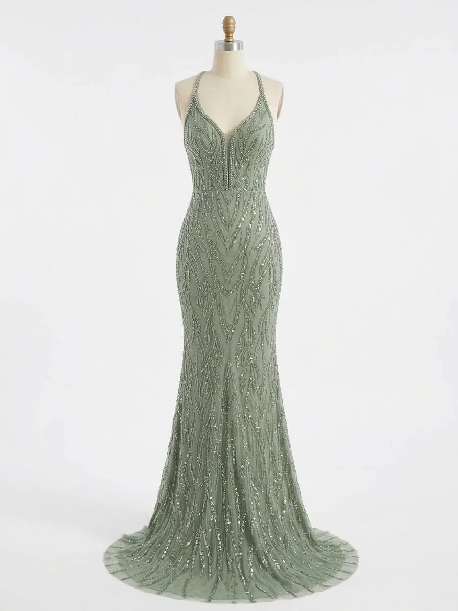 Vestido Verde (Total Queen) Talla 8