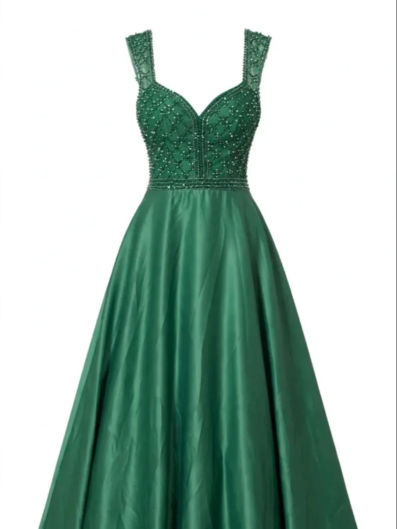 Vestido Verde(White) Talla S