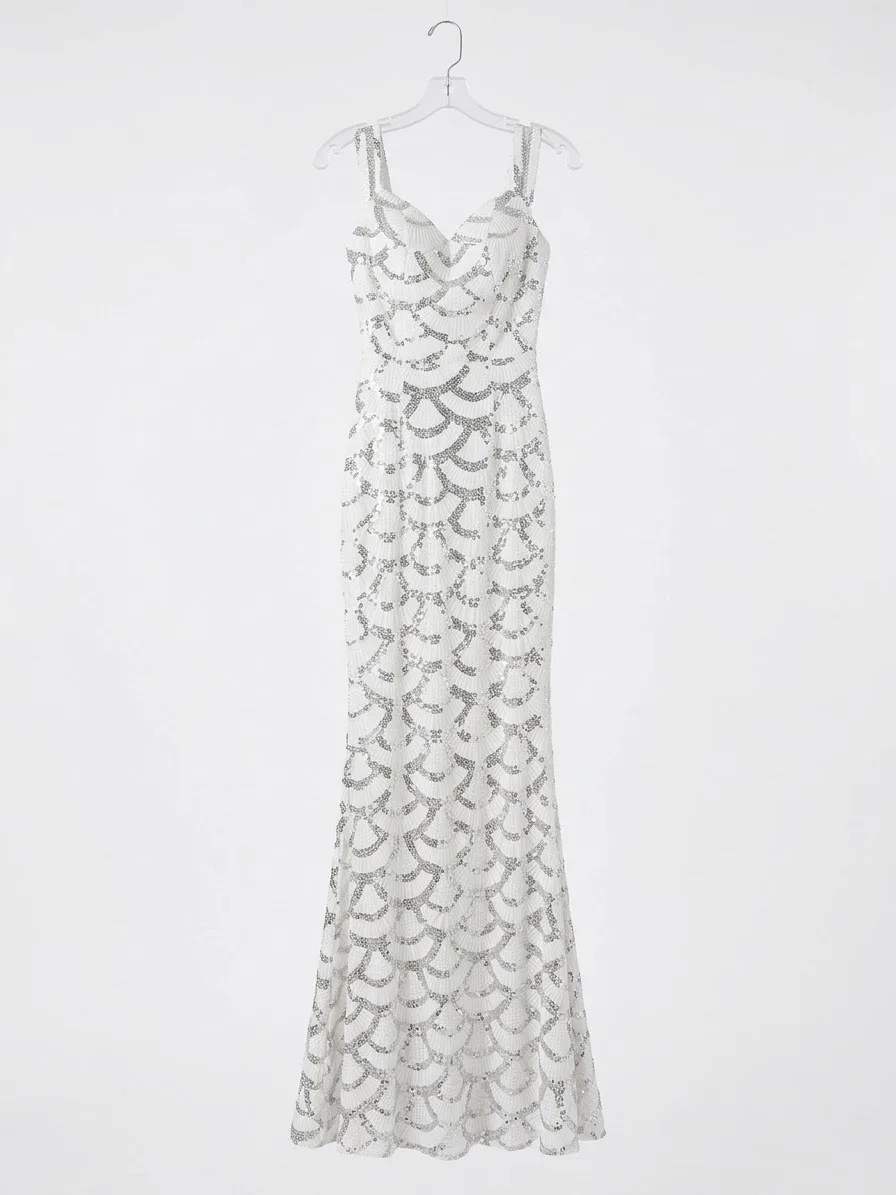 Vestidos Blanco/Plata (Ricarica) Talla S
