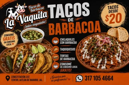 Foto de TACOS DE BARBACOA LA VAQUITA en AUTLAN DE NAVARRO