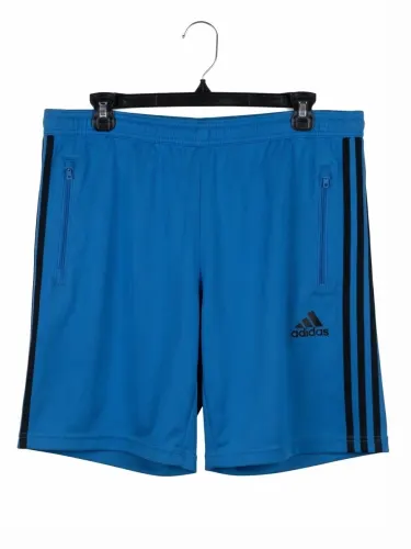 ADIDAS SHORT AZUL REY/ FRANJAS NEGRAS TALLA XL