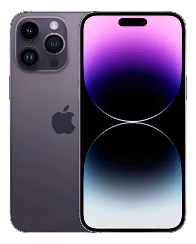 Apple iPhone 14 Pro Max (128 GB) - Morado Oscuro - eSIM - Seminuevo Garantizado