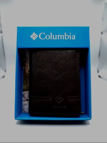 Cartera Columbia original para hombre, estilo 31CP110034, color NS Black