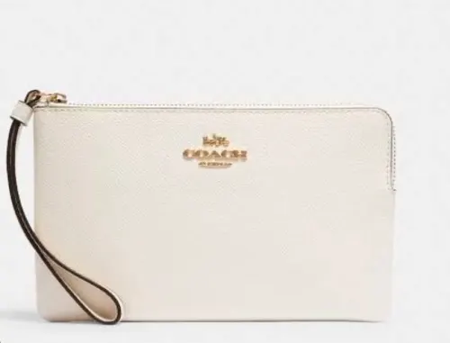COACH monedero beige