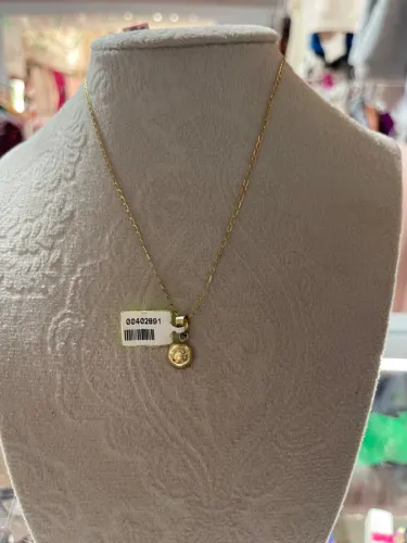 DIJE de círculo oro 10K
