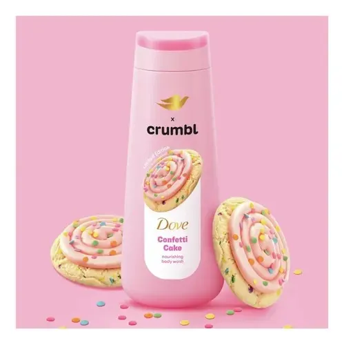 Gel de ducha Dove x Crumbl Confetti Cake