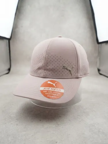 Gorra Deportiva PUMA Air Mesh - Rosa Palo / Ajustable para Mujer