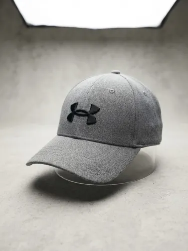 Gorra Under Armour Heathered Blitzing 3.0 - Gris Jaspeado
