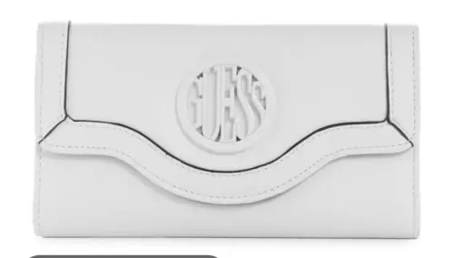 GUESS cartera blanca