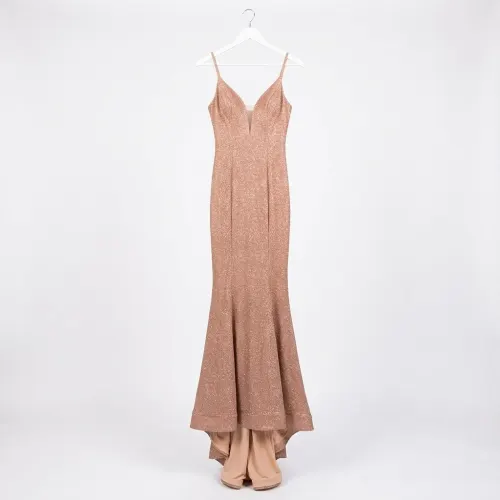 HAPPY JOE'S VESTIDO ORO ROSADO TALLA S
