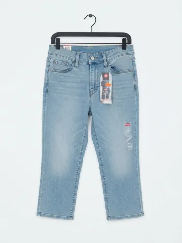LEVIE'S CLASSIC CAPRI PANTALON DE MEZCLILLA TALLA 2