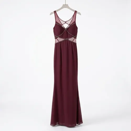 MINUET VESTIDO VINO TALLA M