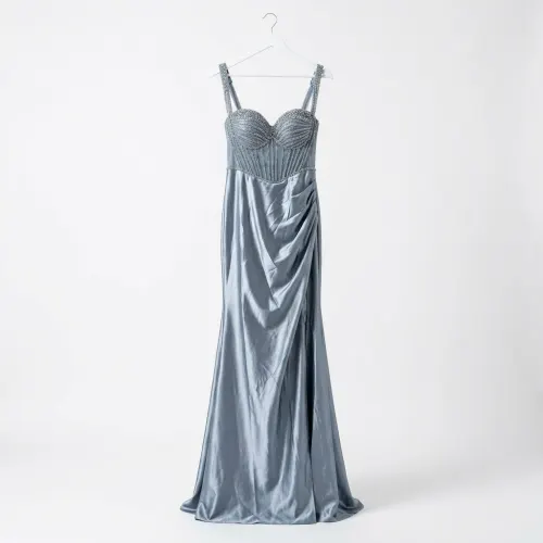 NESLAY VESTIDO AZUL CIELO TALLA 3Xl