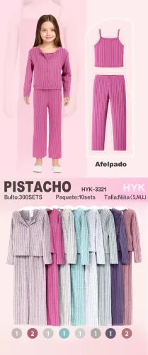 PISTACHO HYK CONJUNTO INFANTIL HYK-3321