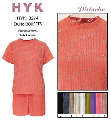 PISTACHO HYK CONJUNTO HYK-3274