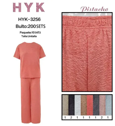 PISTACHO HYK CONJUNTO HYK-3256