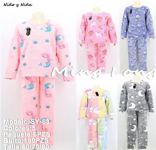 BOMY PIJAMA POLAR INFANTIL SY63