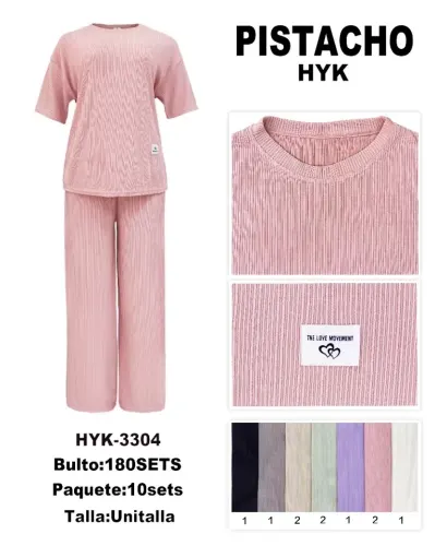 PISTACHO HYK CONJUNTO HYK-3304