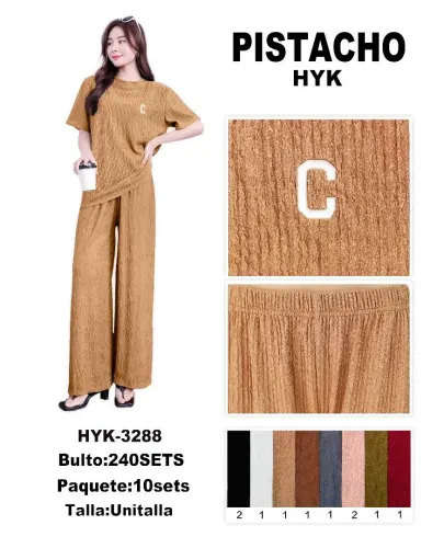 PISTACHO HYK CONJUNTO HYK-3288