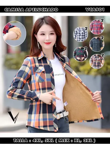 CAMISA CON FELPA VCA901