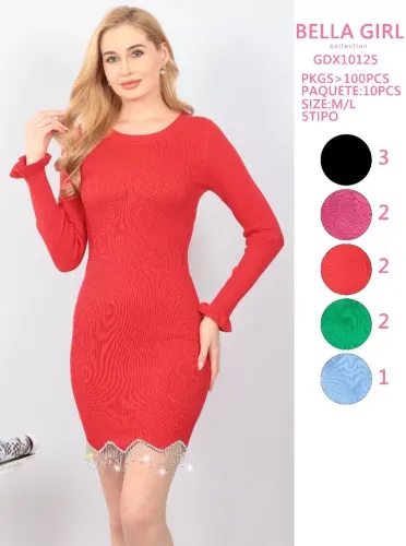 BELLA GIRL VESTIDO GDX10125
